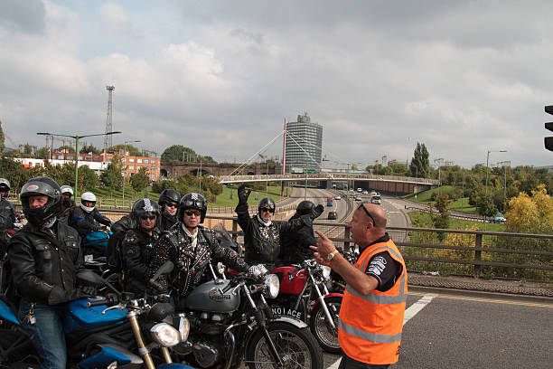 Riders safety briefing before dispatch